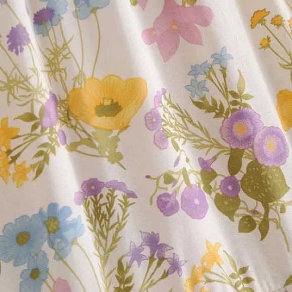 SOLD OUT Floral Bohemian Tassel Tie Pull On Casual Maxi Long Full Length Skirt - Picture 9 of 9